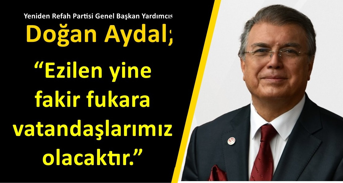 Aydal’dan AK Parti’nin ‘Karbon Sertifikası’ politikalarına sert eleştiri: “Ezilen yine fakir fukara vatandaşlarımız olacaktır.”